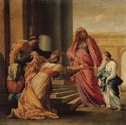 Eustache Le Sueur The Prsent of the Virgin in the Temple oil painting on canvas